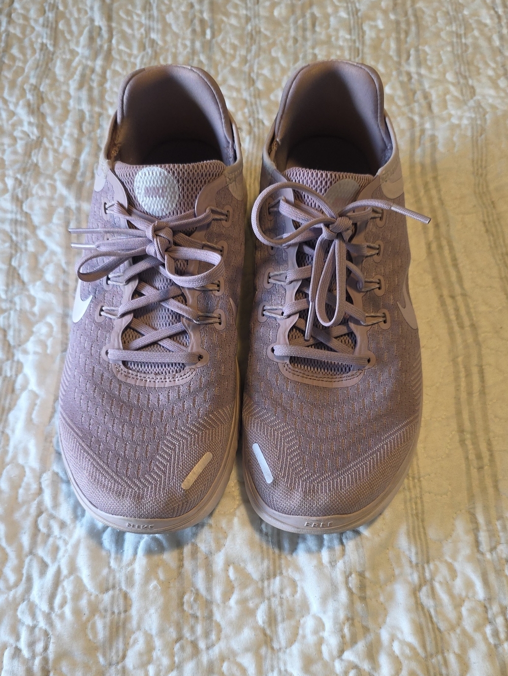 Nike Women's Athletic Lace-Up Sneakers in Mauve